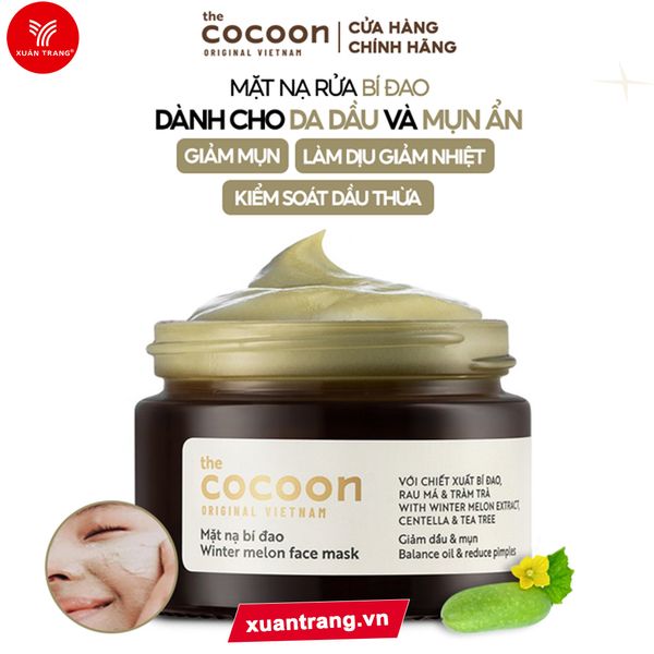 COCOON_Mặt Nạ Hỗ Trợ Giảm Dầu Và Mụn Từ Bí Đao 30ml