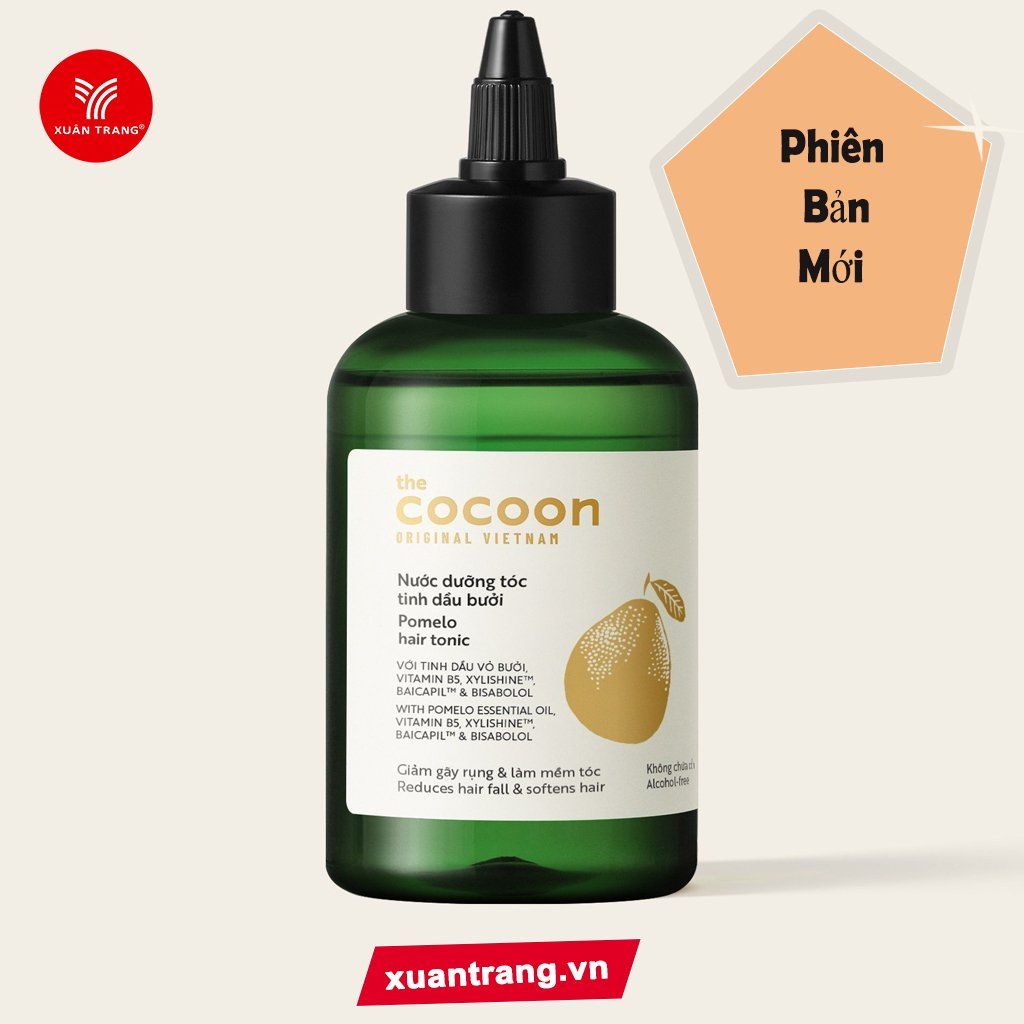 COCOON_Nước Dưỡng Tóc Tinh Dầu Bưởi Phiên Bản Mới 140ml