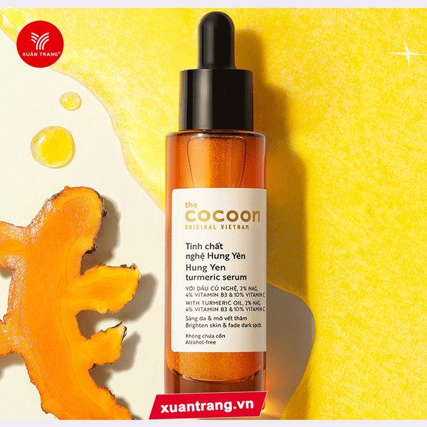 COCOON_Tinh Chất Dưỡng Sáng Da Mờ Thâm Chiết Xuất Nghệ Hưng Yên 30ml