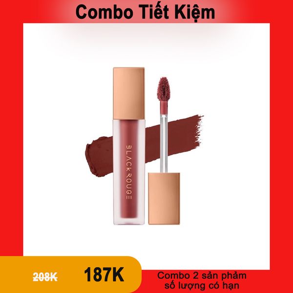 Combo 187k- 2 Sản Phẩm (Black Rouge_Air Firt Velvet Tint A26 + Beauty Treats_TTBC Môi Các Mùi 10.5G )