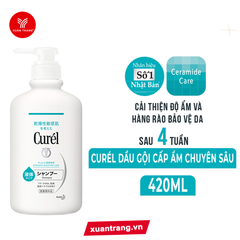 CUREL_Dầu Gội Cấp Ẩm Chuyên Sâu 420ml