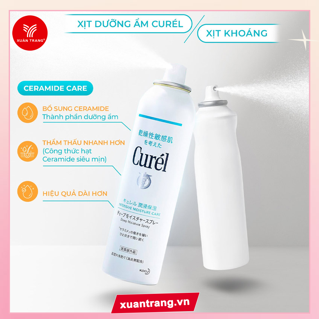 CUREL_Xịt Dưỡng Da Cấp Ẩm Chuyên Sâu 150g