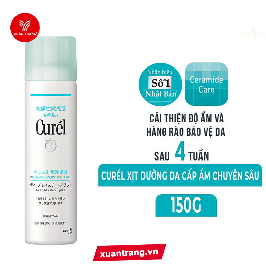 CUREL_Xịt Dưỡng Da Cấp Ẩm Chuyên Sâu 150g