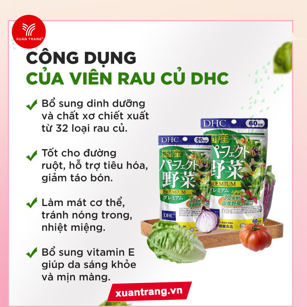 DHC_Viên Uống Rau Củ Premium 240 Viên (60 Ngày)