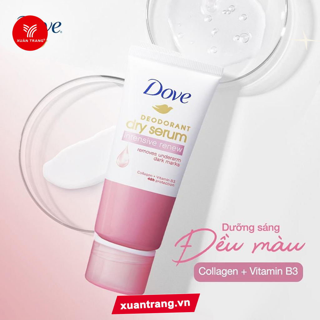 DOVE HỒNG KEM KHỬ MÙI TINH CHẤT SERUM