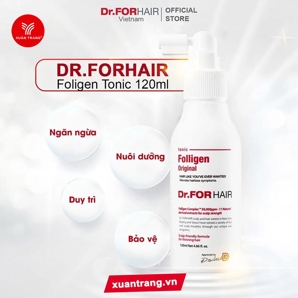 DR.FORHAIR_Xịt Dưỡng Tóc Folligen Tonic 120ml