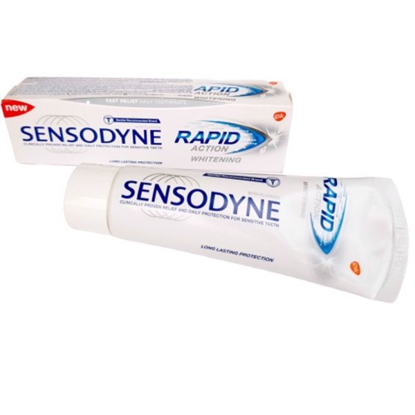 Kem Đánh Răng Sensodyne Rapid Action Whitening 103g