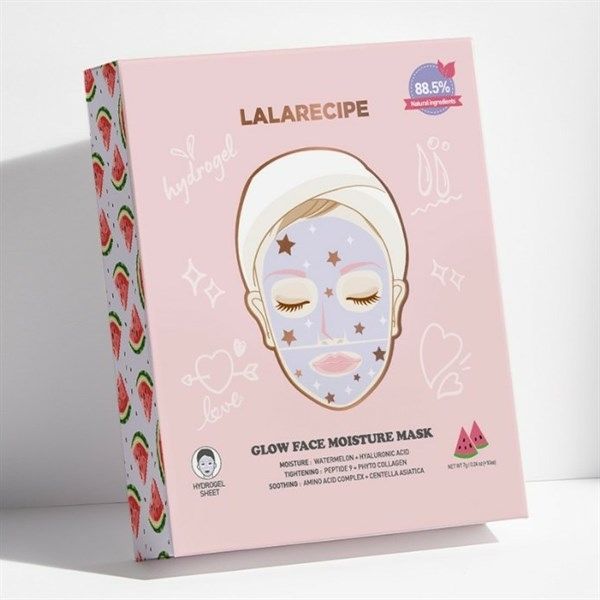 Mặt Nạ Dưỡng Ẩm Căng Bóng Da Lalarecipe Glow Face Moisture Mask