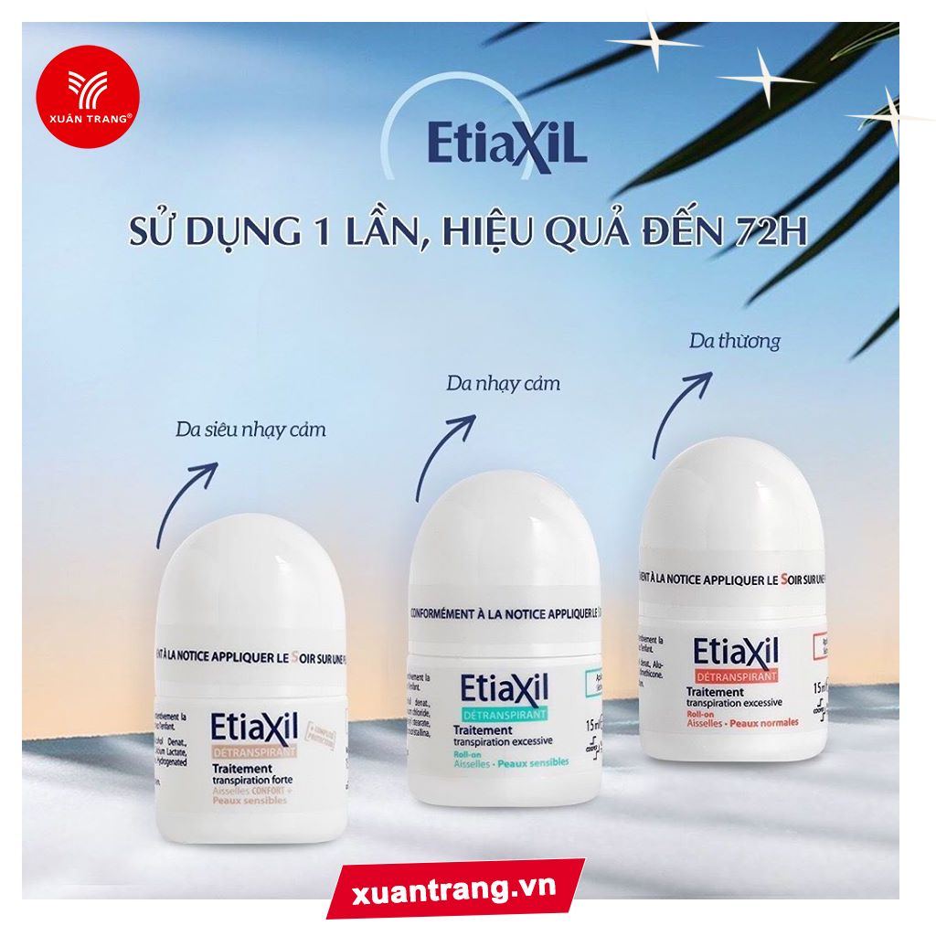 Etiaxil- Lăn khử mùi đặc trị mồ hôi, hôi nách (nâu) 15ml