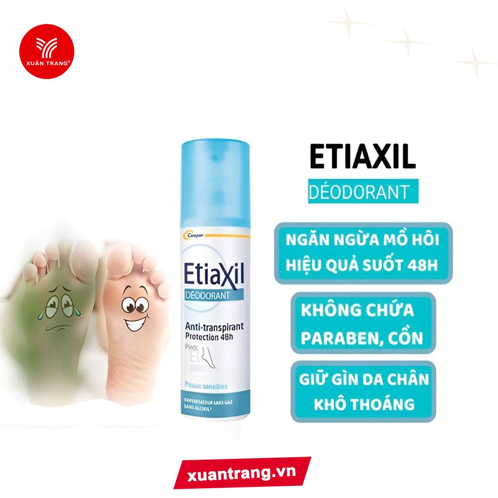 EtiaXil_Xịt Khử Mùi Mồ Hôi Chân 100ml