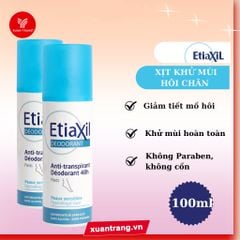 EtiaXil_Xịt Khử Mùi Mồ Hôi Chân 100ml