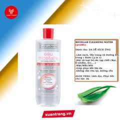 Evoluderm_Nước Tẩy Trang Nắp Đỏ 500Ml