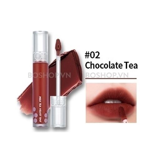 Son Kem Romand Milk Tea Velvet Tint #02 Chocolate Tea