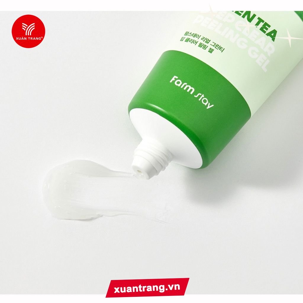 Farmstay_ Gel Tẩy TBC Trà Xanh Mới 100ml