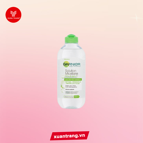 GARNIER_Nước Tẩy Trang Cho Da Dầu Skin Active 400ml