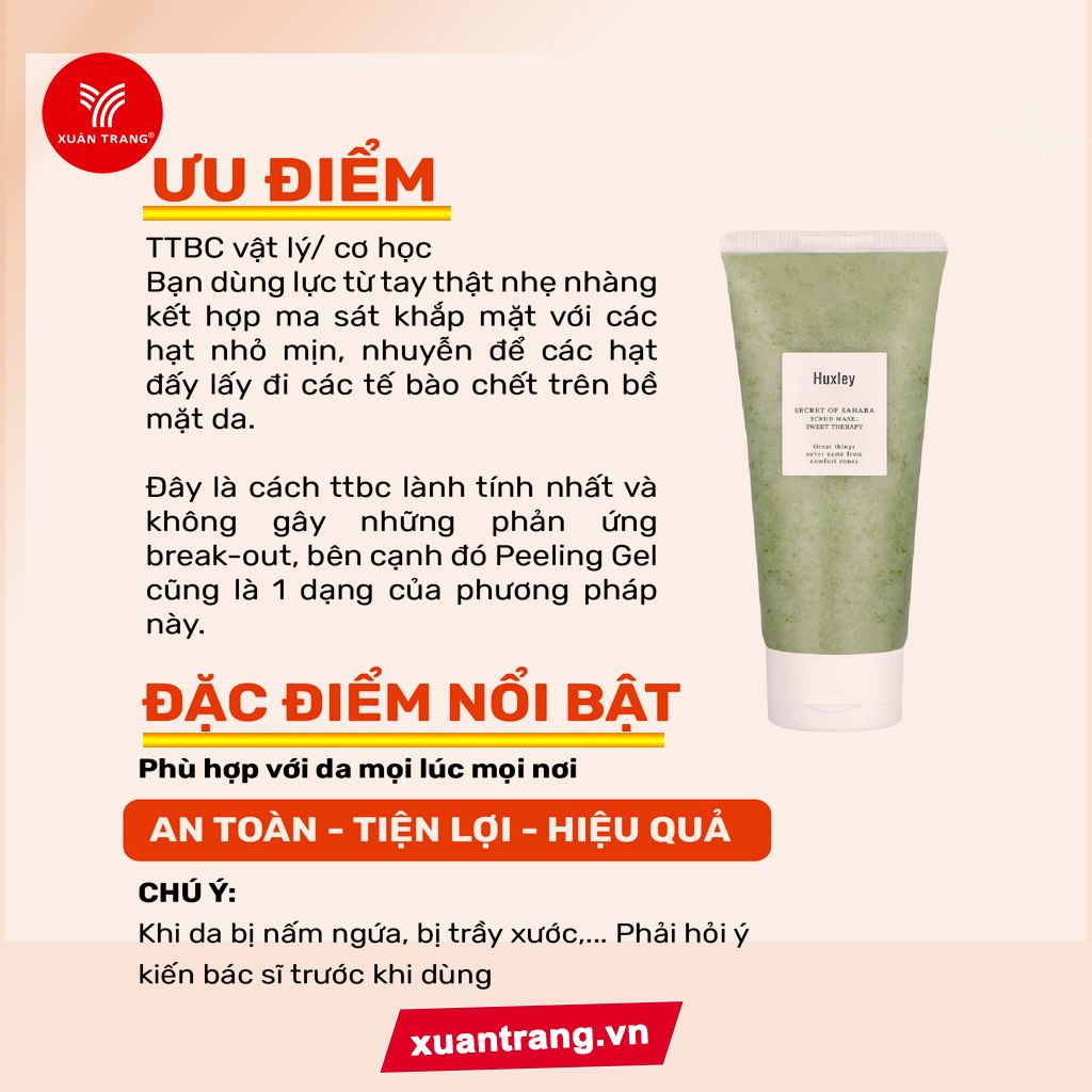 Huxley_Tây Tế Bào Chết Scrub Mask Sweet Therapy 120g