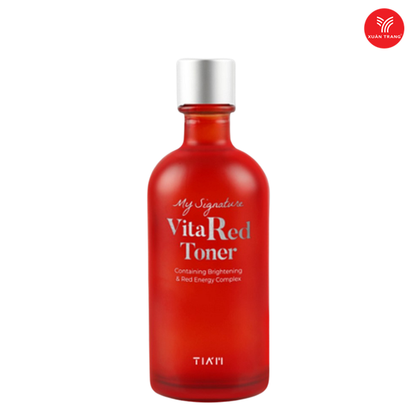 Nước Hoa Hồng Dưỡng Trắng Tiam My Signature Vita Red Toner 130ml