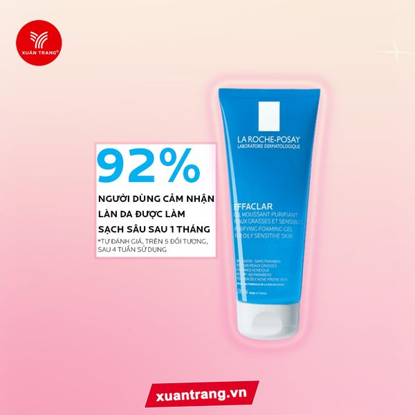 LA ROCHE POSAY_Gel Rửa Mặt La Effaclar Gel Moussant Purifiant 50ml