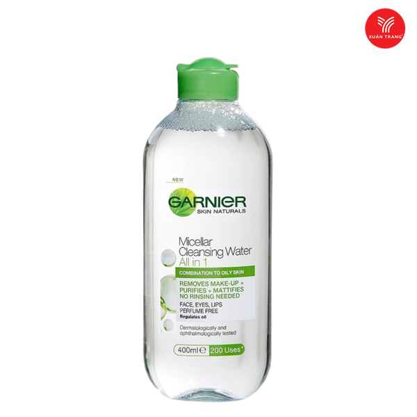 Nước Tẩy Trang Garnier Micellar Cleansing Water Combination Skin 400ml