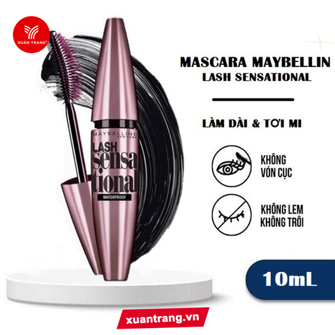 Maybelline_Mascara Chống Trôi Lash Sensational Washable