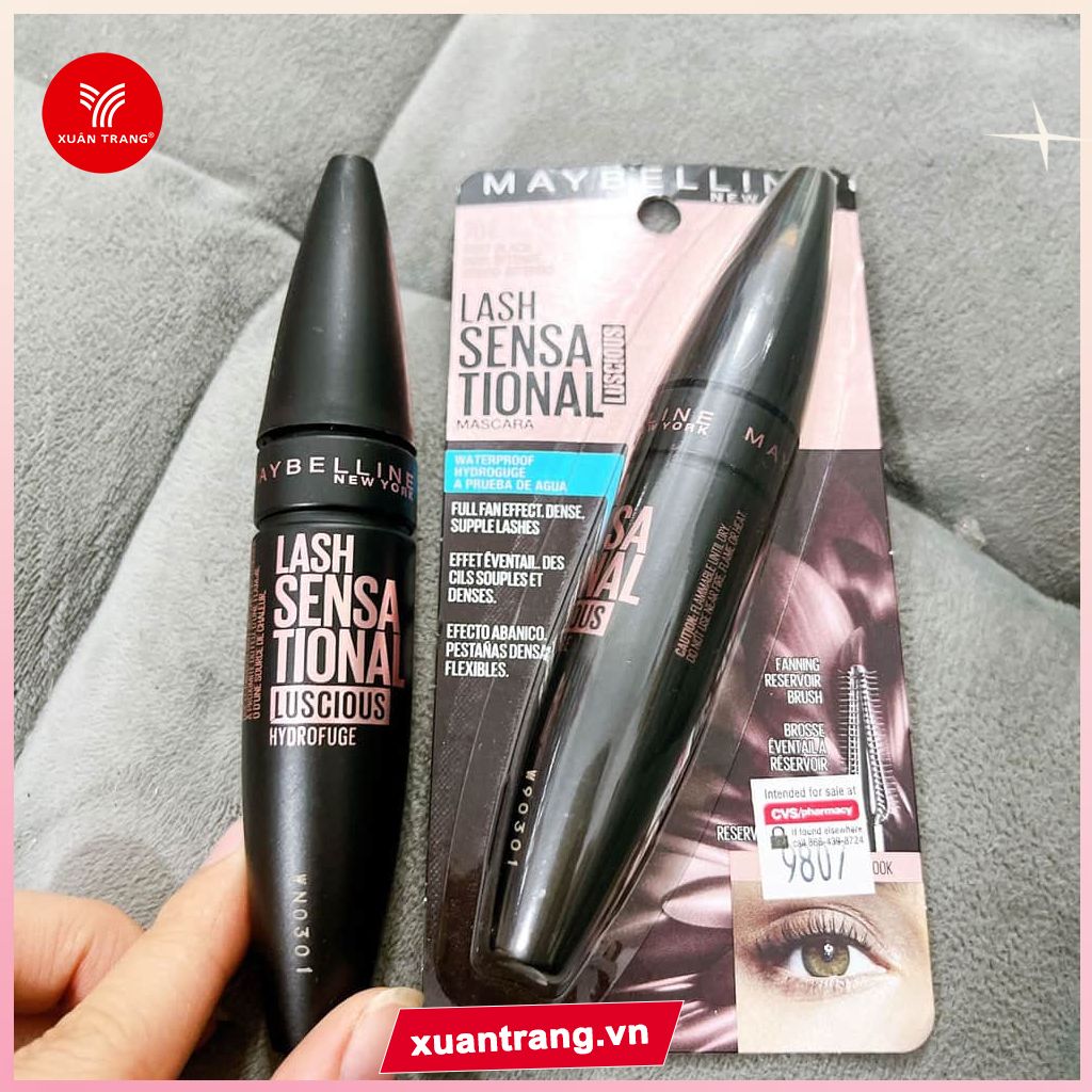 Maybelline_Mascara Lash Sensa Tional Waterproof 9.0Ml