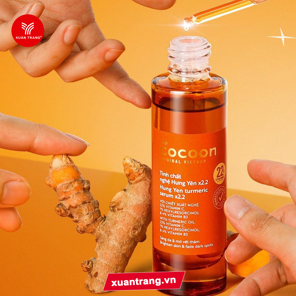 COCOON_Tinh Chất Nghệ Hưng Yên x2.2 22% Vitamin C Sáng Da Chuyên Sâu 30ml