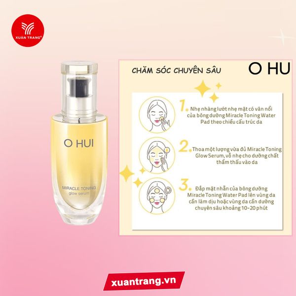 O HUI_Tinh Chất Làm Sáng Và Căng Bóng Da Miracle Toning Glow Serum 50ml