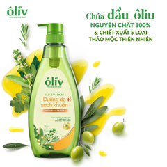 oliv sữa tắm dưỡng ẩm sạch khuẩn