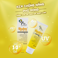 FixDerma_Gel Chống Nắng Shadow SPF 30+ 75g