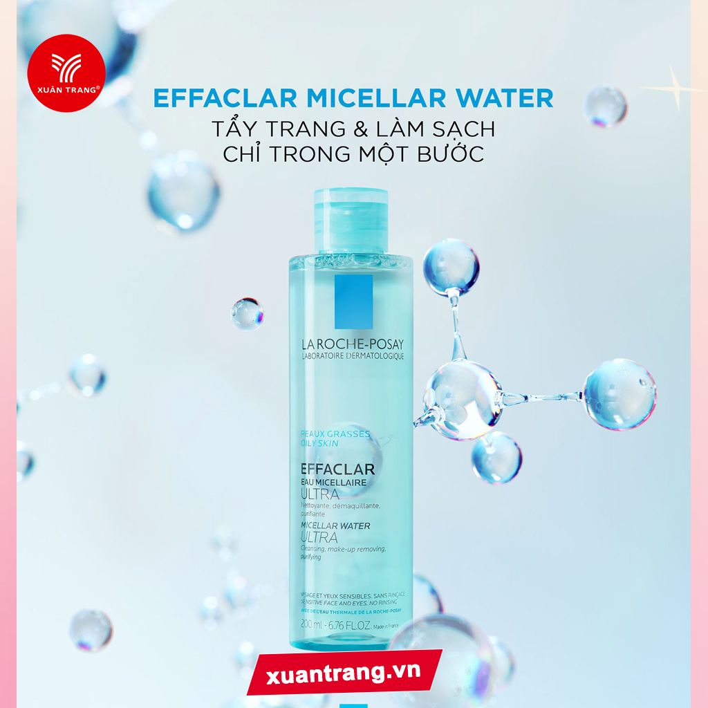 LA ROCHE POSAY_Nước Tẩy Trang Effaclar Purifying Micellar Water 400Ml