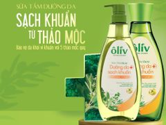 oliv sữa tắm dưỡng ẩm sạch khuẩn