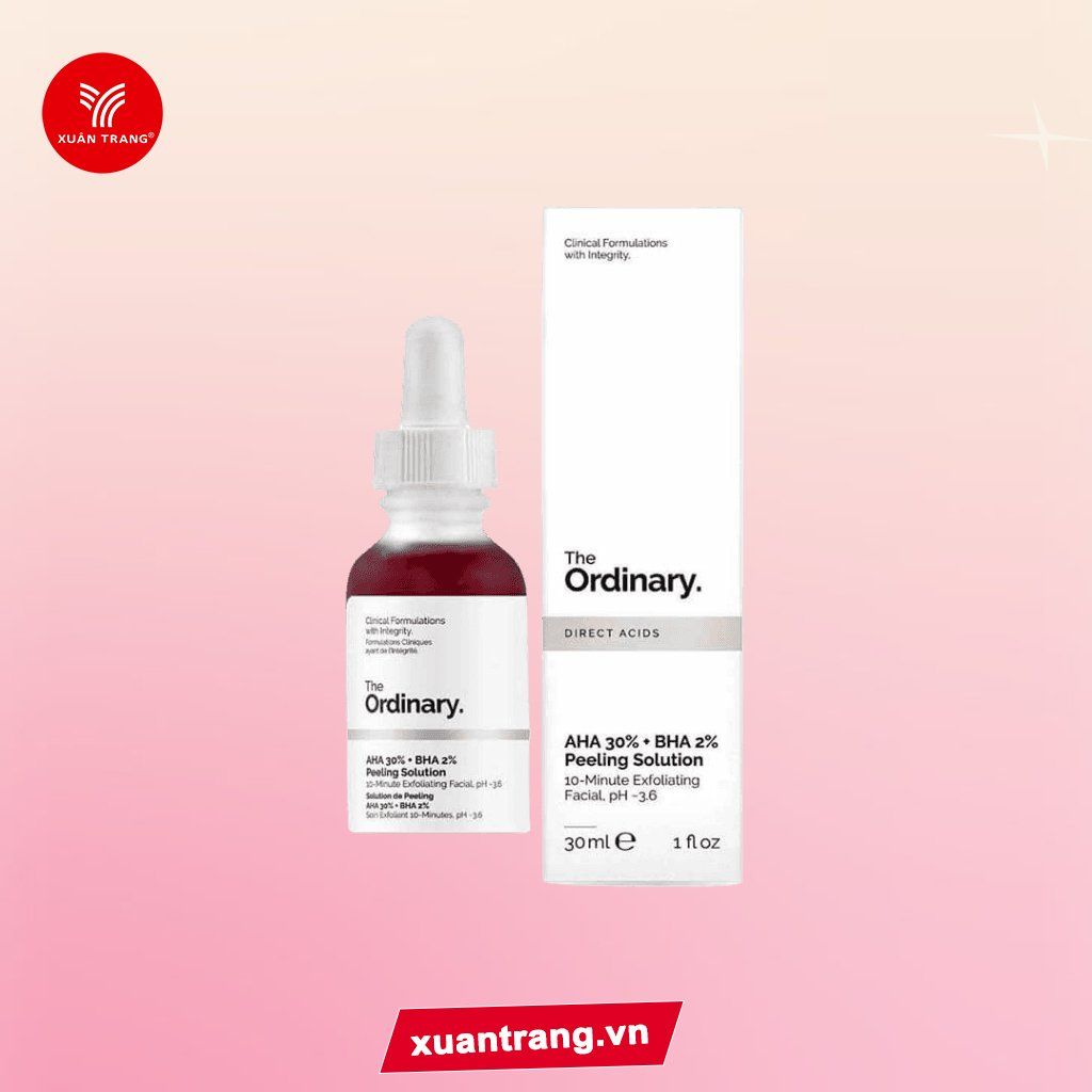 The Ordinary_Serum Tẩy Da Chết AHA 30% +BHA 2% Peeling Solution 30ml