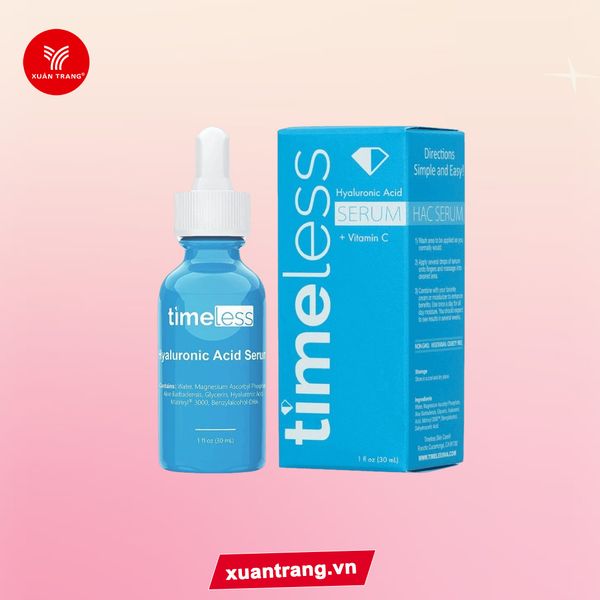 Timeless_Serum HA + Vitamin C Cấp Ẩm, Làm Sáng Da 30ml