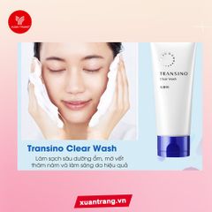 Transino_Sữa Rửa Mặt Clear Wash EX Trắng Da Mờ Thâm Nám 100g