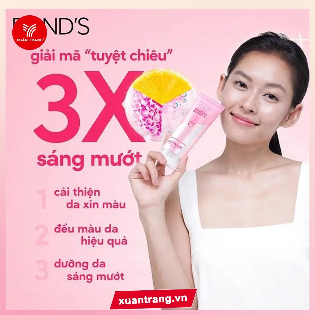 U_Pond's_Sữa Rửa Mặt Sáng Mịn Rạng Rỡ 50g