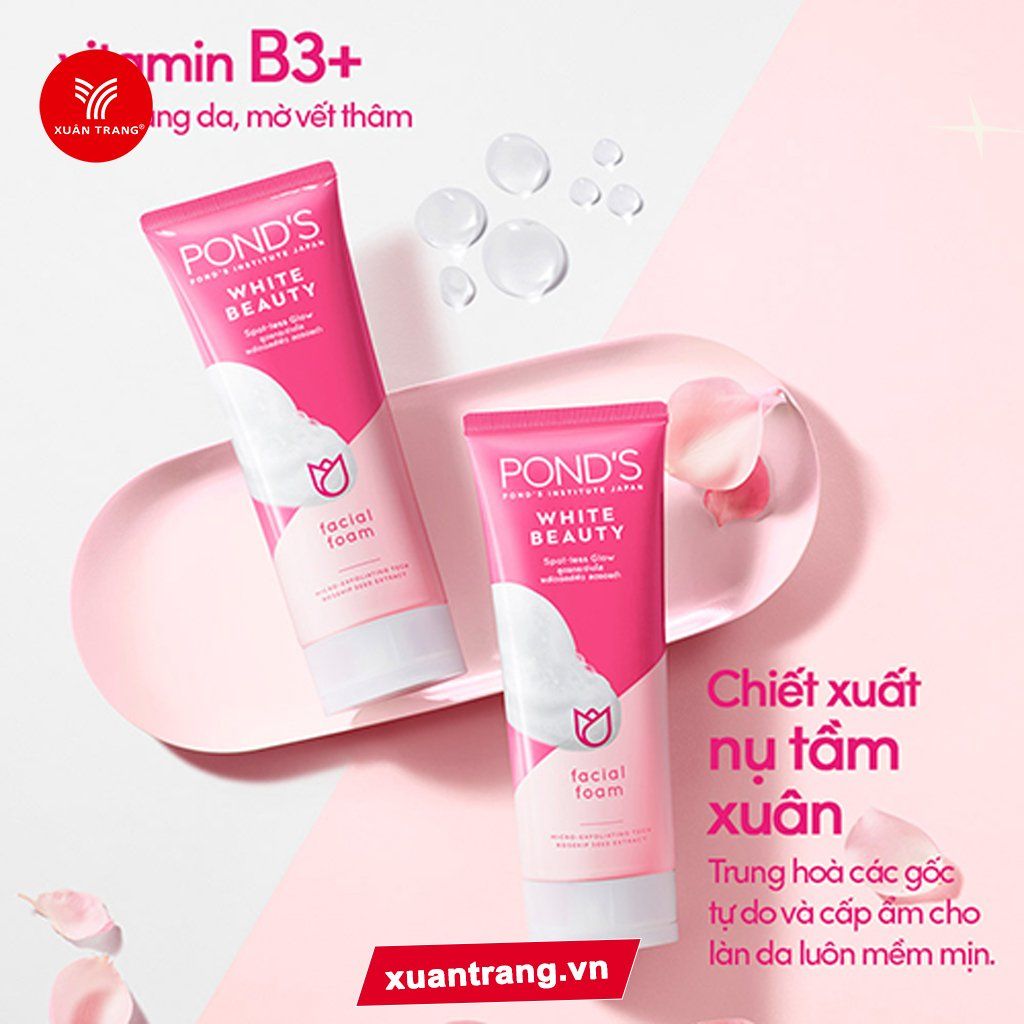 U_Pond's_Sữa Rửa Mặt Sáng Mịn Rạng Rỡ Bright Beauty 100g