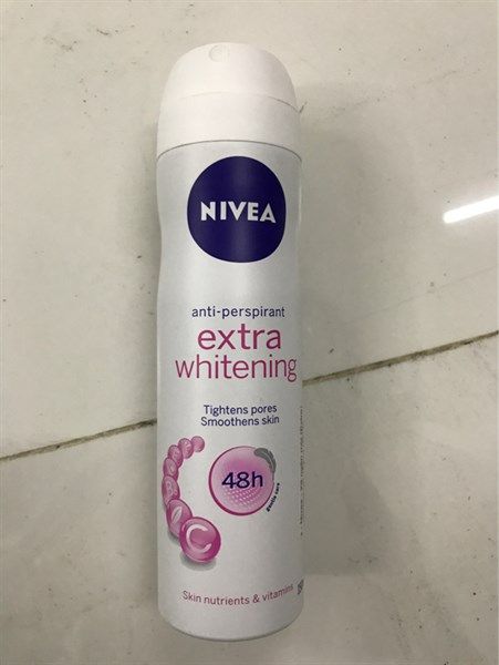 NI_Nivea_Xịt Ngăn Mùi Nữ Trắng Mịn, Mờ Vết Thâm 150ml