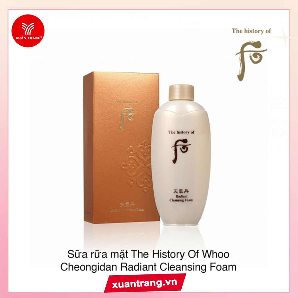 WHOO_Sữa Rửa Mặt Cấp Ẩm Dưỡng Sáng Da 200ml