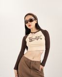  BROWN LOGO RAGLAN 