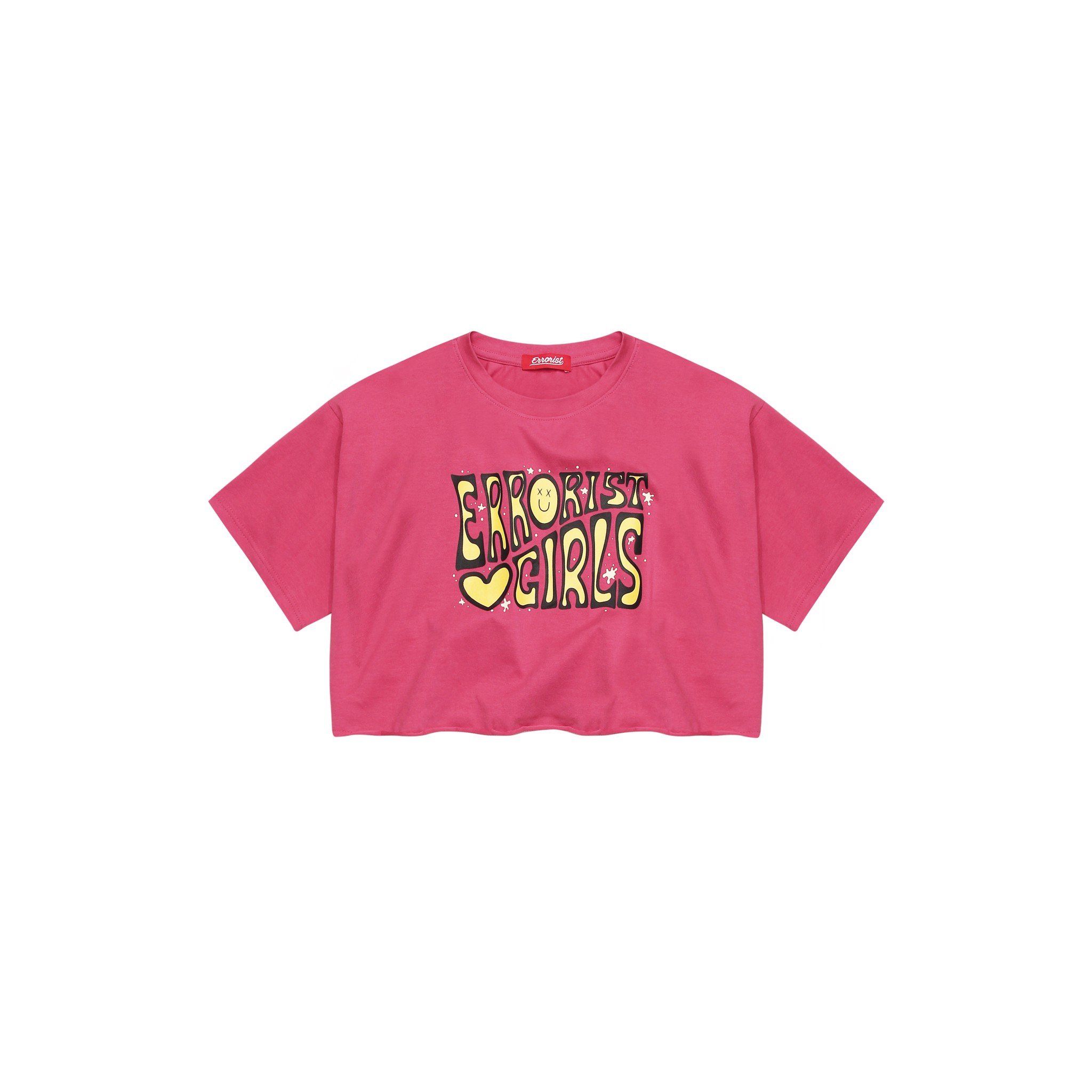  STROKE LOGO CROPTOP PINK 