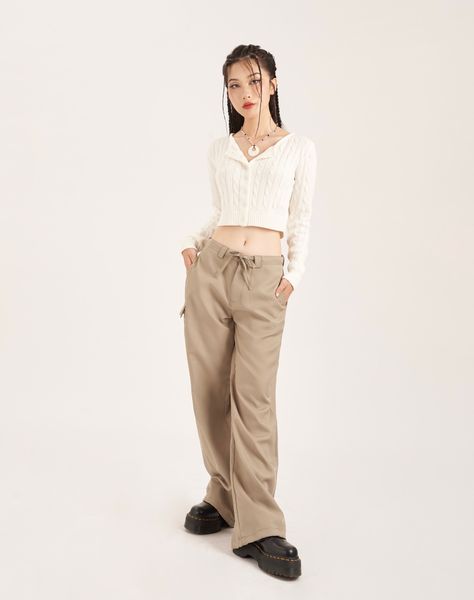  MINI POCKET PANTS XANH 