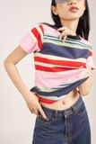  STRIPED CELE TEE 