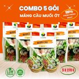 COMBO 5 GÓI MÃNG CẦU MUỐI ỚT GÓI 270G