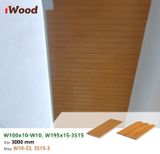 Tấm ốp iWood hèm V W100x10-W10