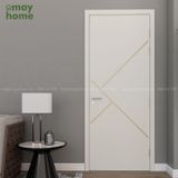 Cửa nhựa gỗ composite Pima nẹp kim loại