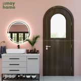 Cửa nhựa gỗ composite Pima uốn vòm