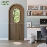 Cửa nhựa gỗ composite Pima uốn vòm