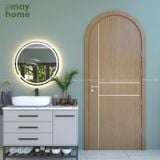 Cửa nhựa gỗ composite Pima uốn vòm