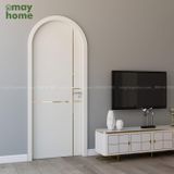 Cửa nhựa gỗ composite Pima uốn vòm