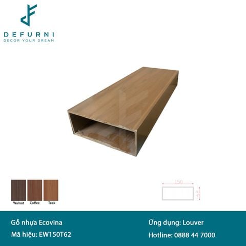 Thanh lam gỗ nhựa Ecovina - EW150T62